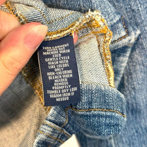 Vintage Chaps Denim Button Down Jacket Size Small - Picture 5 of 7